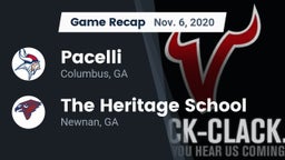 Recap: Pacelli  vs. The Heritage School 2020