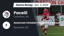 Recap: Pacelli  vs. Savannah Christian Preparatory School 2020