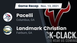 Recap: Pacelli  vs. Landmark Christian  2021