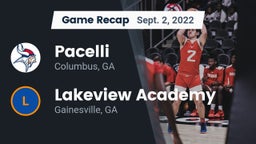 Recap: Pacelli  vs. Lakeview Academy  2022