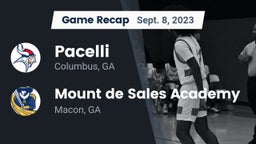 Recap: Pacelli  vs. Mount de Sales Academy  2023