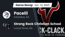 Recap: Pacelli  vs. Strong Rock Christian School 2023