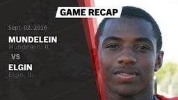 Recap: Mundelein  vs. Elgin  2016