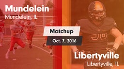 Matchup: Mundelein vs. Libertyville  2016