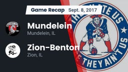 Recap: Mundelein  vs. Zion-Benton  2017