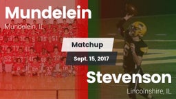 Matchup: Mundelein vs. Stevenson  2017