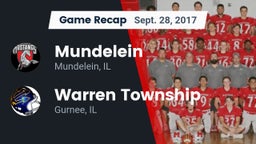 Recap: Mundelein  vs. Warren Township  2017