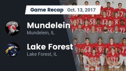 Recap: Mundelein  vs. Lake Forest  2017