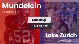 Matchup: Mundelein vs. Lake Zurich  2017