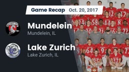 Recap: Mundelein  vs. Lake Zurich  2017