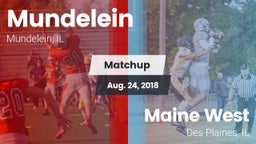 Matchup: Mundelein vs. Maine West  2018