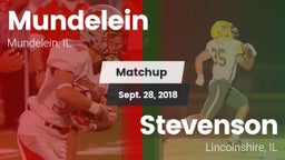 Matchup: Mundelein vs. Stevenson  2018
