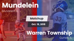 Matchup: Mundelein vs. Warren Township  2018
