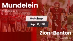 Matchup: Mundelein vs. Zion-Benton  2019