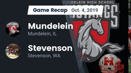 Recap: Mundelein  vs. Stevenson  2019