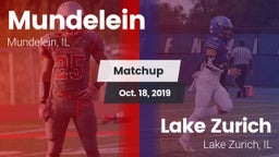Matchup: Mundelein vs. Lake Zurich  2019