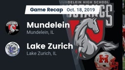 Recap: Mundelein  vs. Lake Zurich  2019