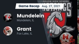 Recap: Mundelein  vs. Grant  2021