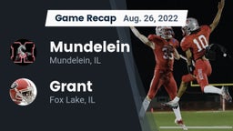 Recap: Mundelein  vs. Grant  2022