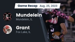 Recap: Mundelein  vs. Grant  2023