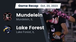 Recap: Mundelein  vs. Lake Forest  2023