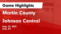 Martin County  vs Johnson Central  Game Highlights - Aug. 29, 2023