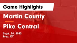 Martin County  vs Pike Central Game Highlights - Sept. 26, 2023