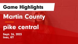 Martin County  vs pike central Game Highlights - Sept. 26, 2023