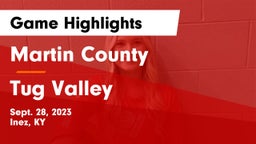 Martin County  vs Tug Valley Game Highlights - Sept. 28, 2023