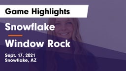 Snowflake  vs Window Rock Game Highlights - Sept. 17, 2021
