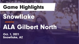 Snowflake  vs ALA Gilbert North Game Highlights - Oct. 1, 2021
