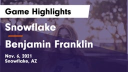 Snowflake  vs Benjamin Franklin  Game Highlights - Nov. 6, 2021
