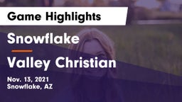 Snowflake  vs Valley Christian  Game Highlights - Nov. 13, 2021