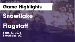 Snowflake  vs Flagstaff  Game Highlights - Sept. 12, 2022