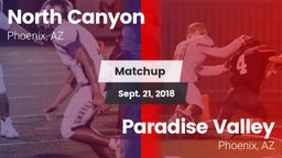 Matchup: North Canyon vs. Paradise Valley  2018