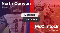 Matchup: North Canyon vs. McClintock  2018
