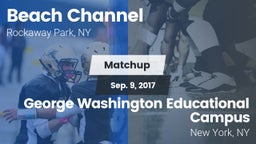 Matchup: Beach Channel vs. George Washington Educational Campus 2017