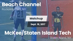 Matchup: Beach Channel vs. McKee/Staten Island Tech 2017