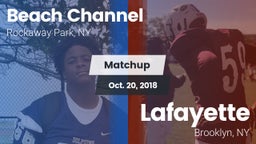 Matchup: Beach Channel vs. Lafayette  2018