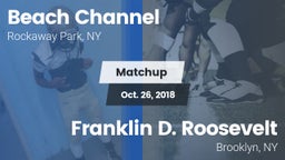 Matchup: Beach Channel vs. Franklin D. Roosevelt 2018