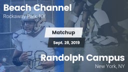 Matchup: Beach Channel vs. Randolph Campus  2019