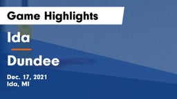 Ida  vs Dundee  Game Highlights - Dec. 17, 2021