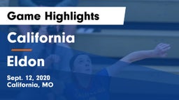 California  vs Eldon  Game Highlights - Sept. 12, 2020