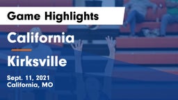 California  vs Kirksville  Game Highlights - Sept. 11, 2021