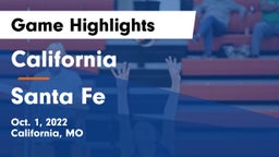 California  vs Santa Fe  Game Highlights - Oct. 1, 2022