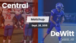 Matchup: Central vs. DeWitt  2018
