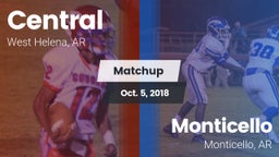 Matchup: Central vs. Monticello  2018