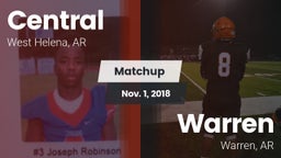Matchup: Central vs. Warren  2018