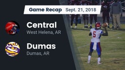 Recap: Central  vs. Dumas  2018