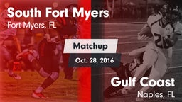 Matchup: South Fort Myers vs. Gulf Coast  2016